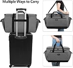 CURMIO Etui universel de couture et de broderie pour machine, Gray SE600, SE630, PE535 Broderie Machine et Accessoires, Tableau de fond amovible, Bretelles de bagages arrière