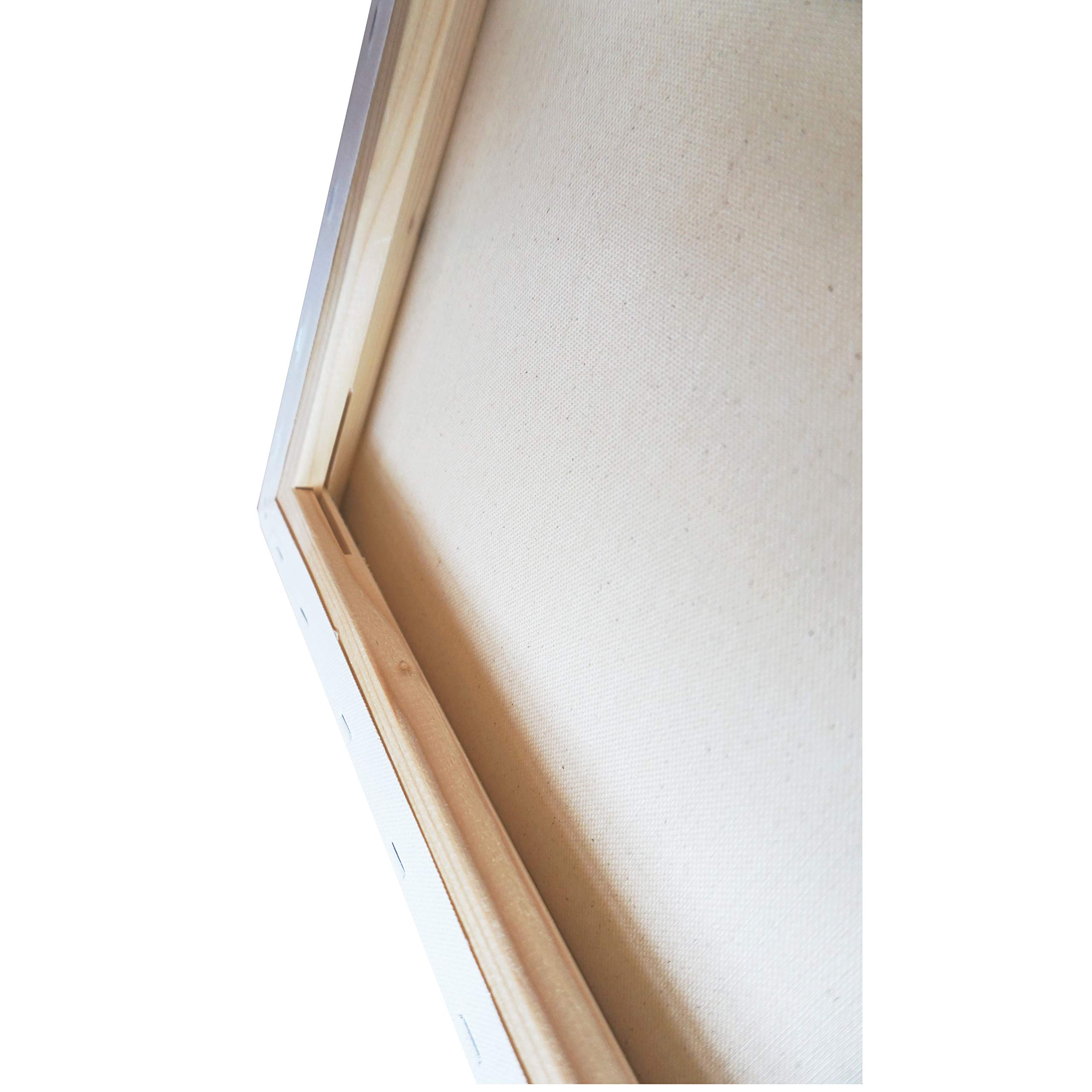 Eono Stretched Canvas Chunky 60 cm x 50 cm Blank 100% Baumwolle