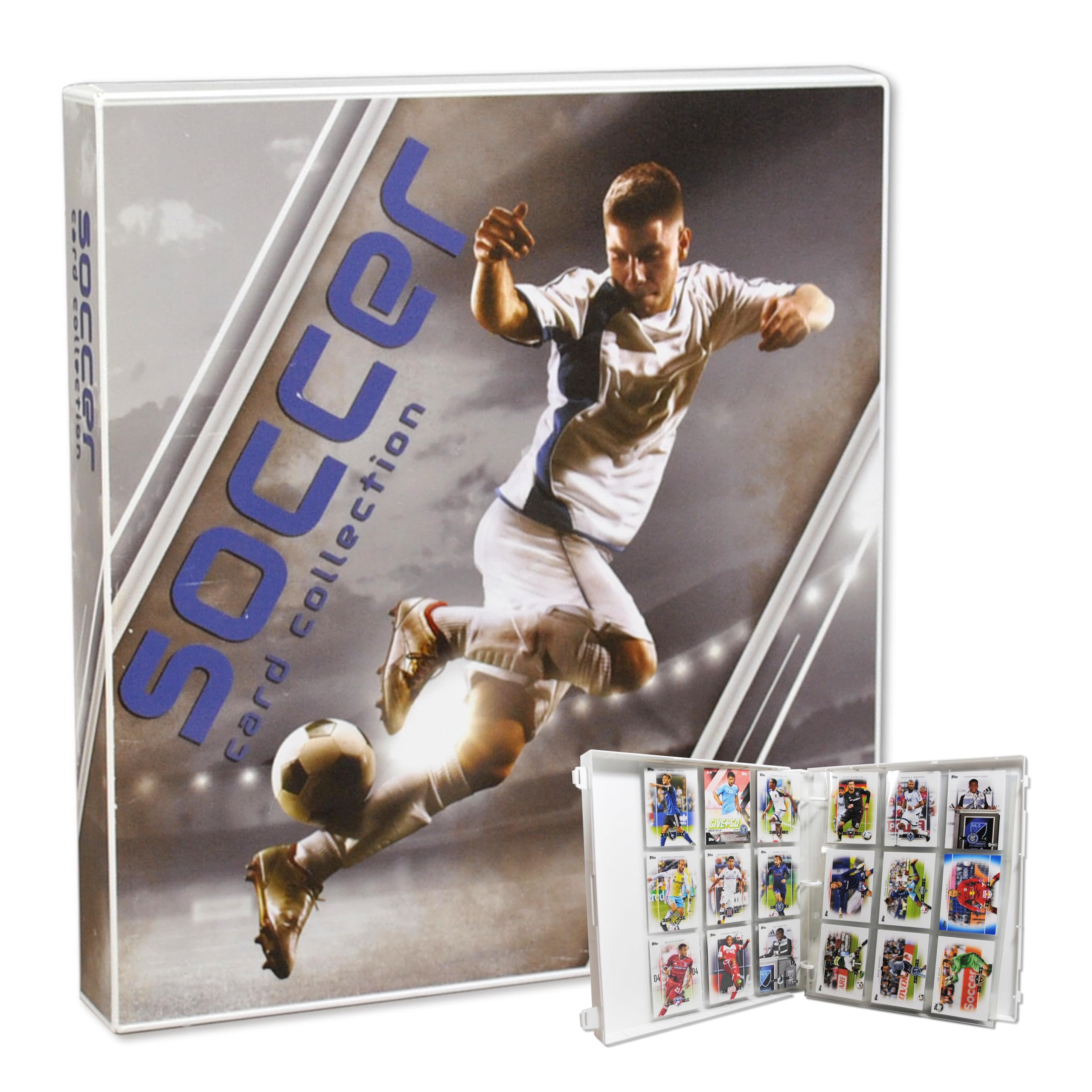 Amazon.co.jp: UniKeep サッカートレーディングカードバインダー 10
