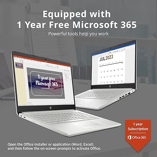 Miniatura 3 de HP Premium Stream - Laptop BrightView HD de 14 pulgadas, Intel Celeron N4120, 16 GB de RAM, 64 GB eMMC, gráficos Intel UHD, cámara web HD, 1 año