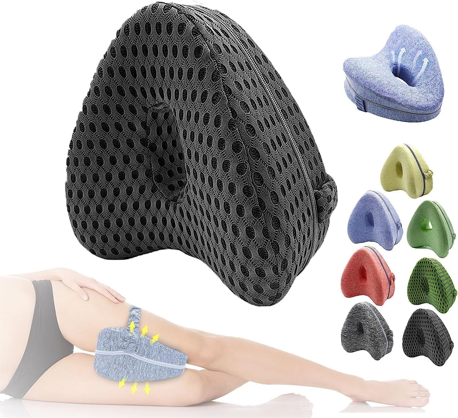 WekUw Smooth Spine Alignment Pillow, Alignment Pillow Relieve Hip Pain & Sciatica