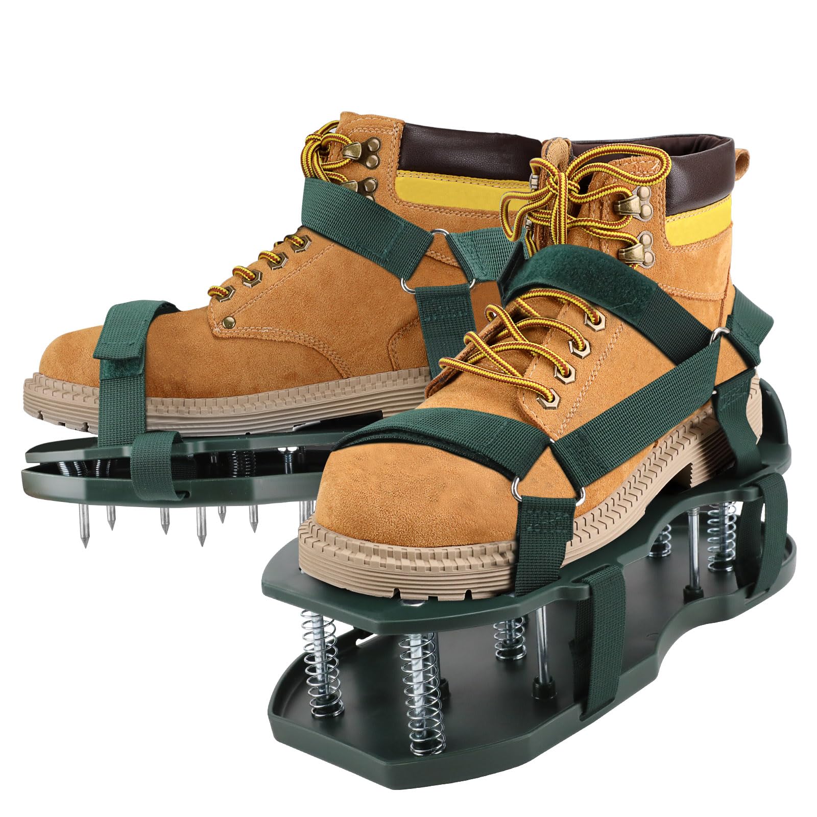MIVOS Scarpe Chiodate Aeratore per Prato Scarificatore Giardino