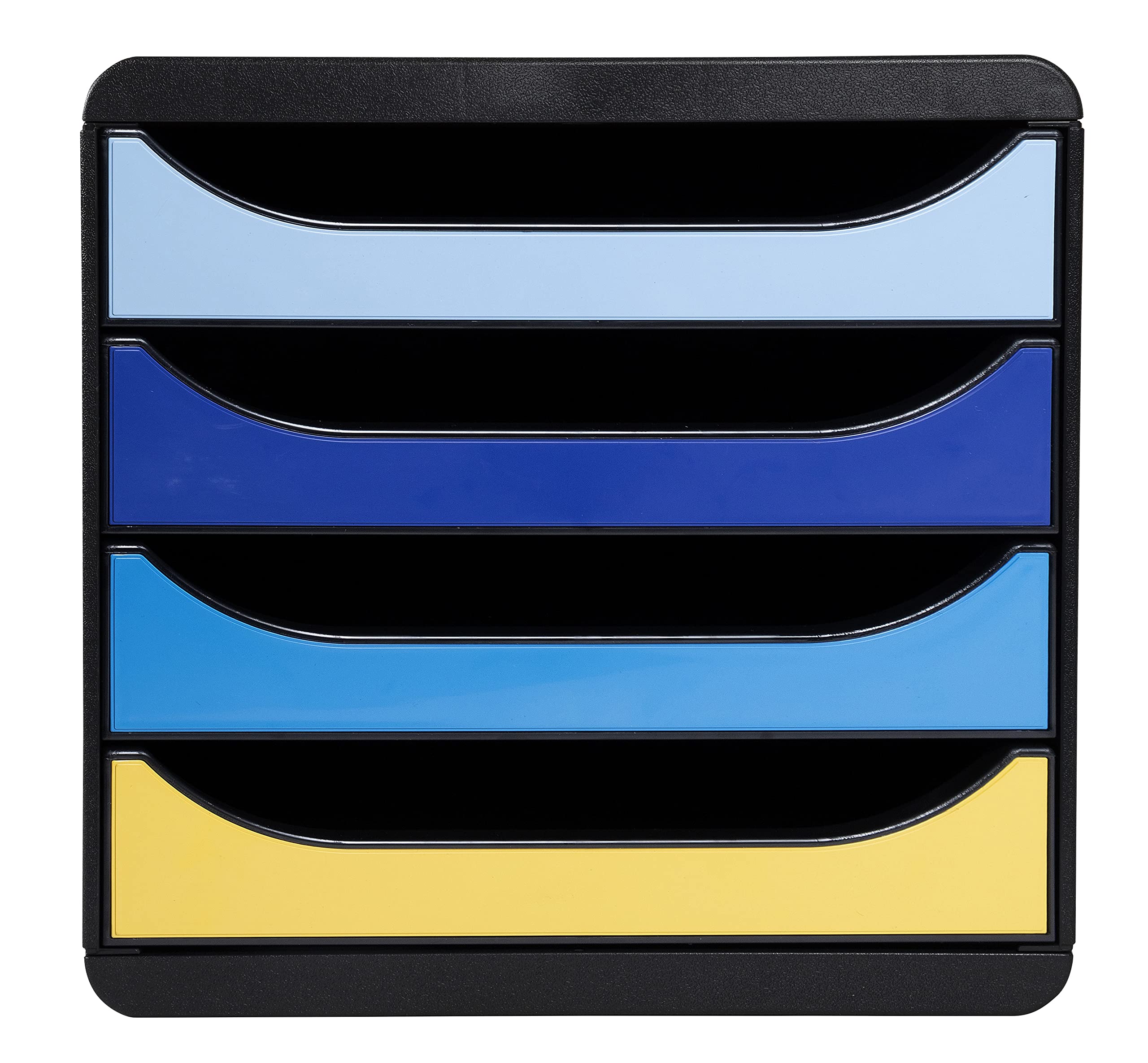 Exacompta BIG-BOX 4-Drawer Document Box – Exacompta BIG-BOX with 4 open drawers for A4+ documents