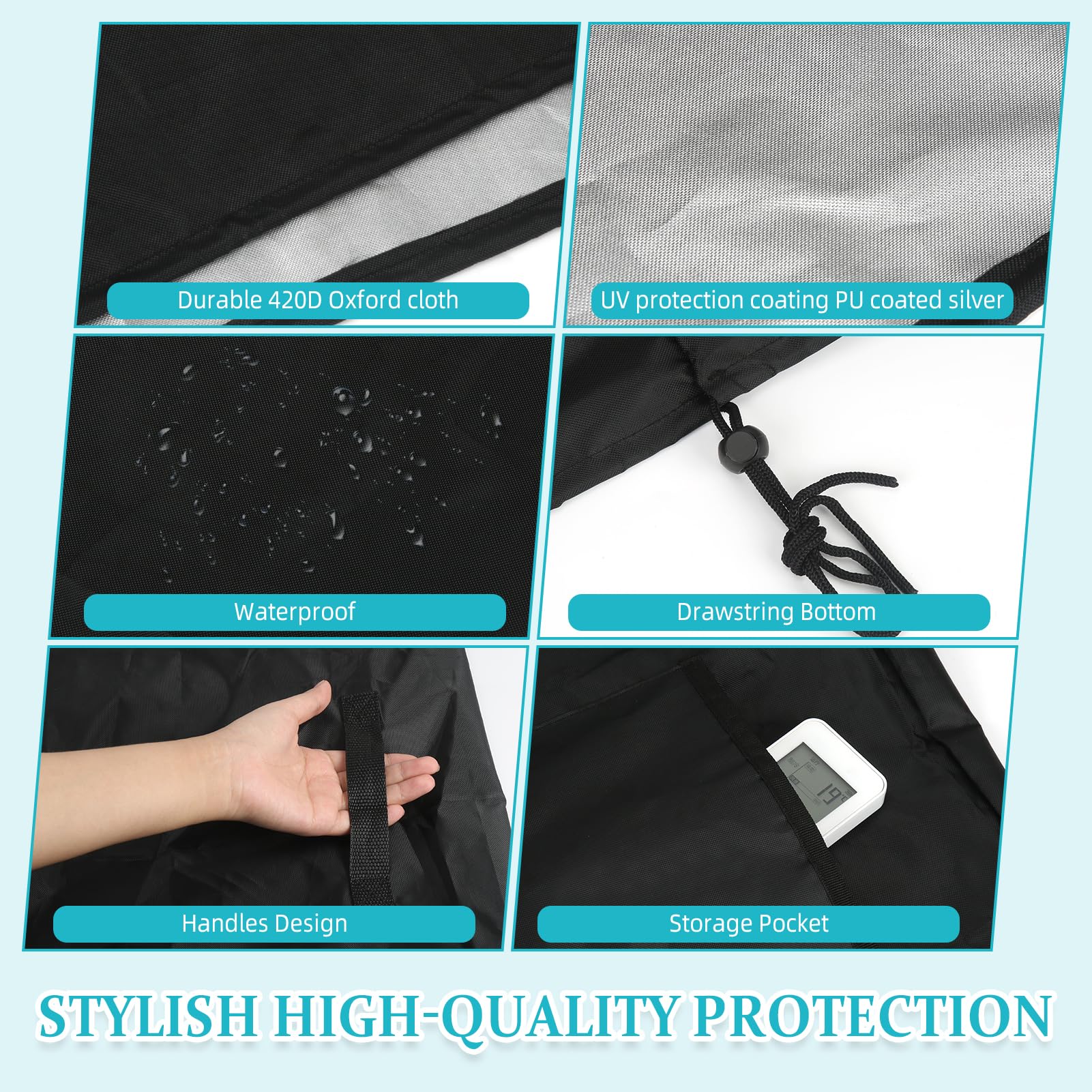 CA08669-Housse Barbecue BBQ Protection Etanche Anti Poussière Anti CA08669-Housse Barbecue BBQ Protection Etanche Anti Poussière Anti