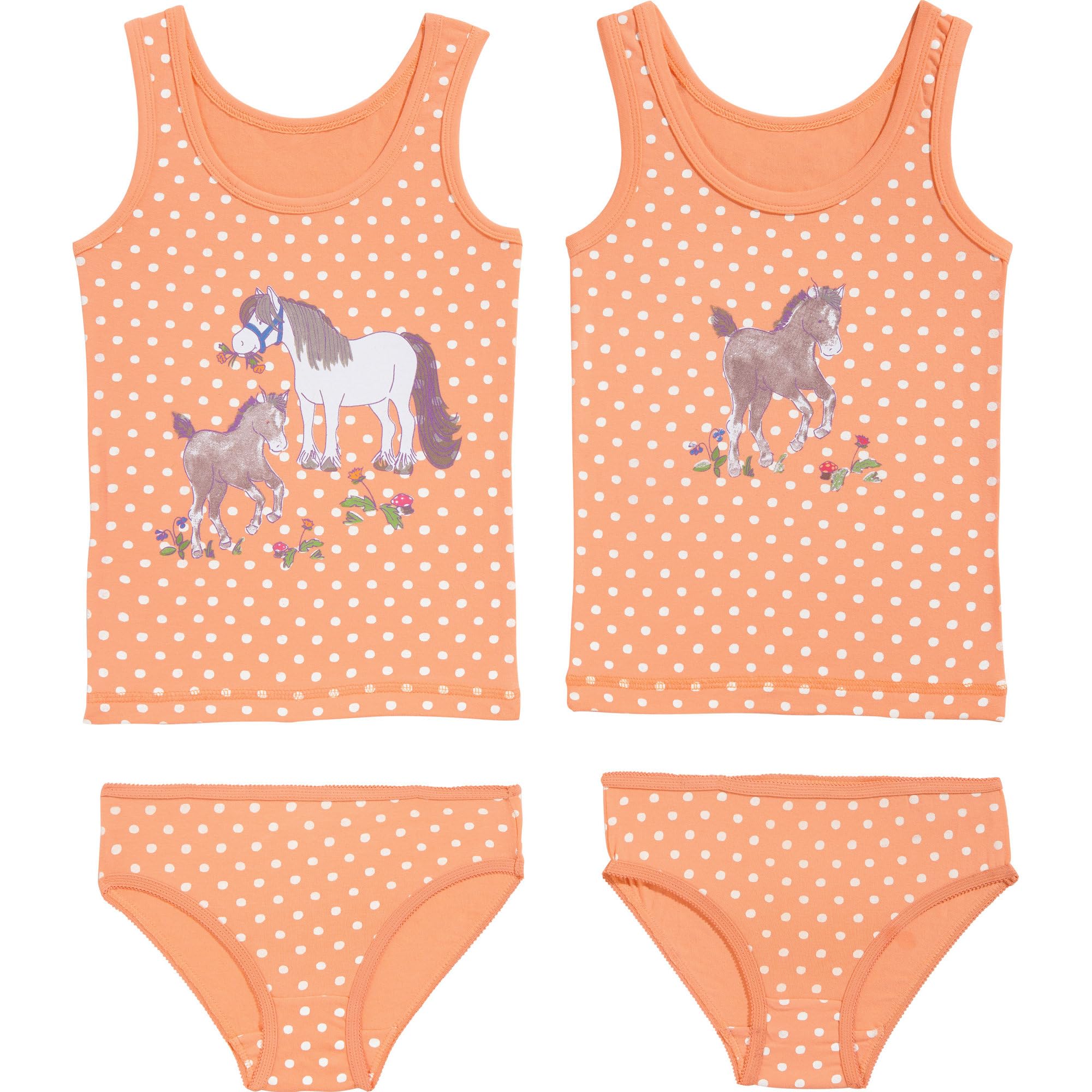 Erwin Müller Mädchen-Wäsche-Set 5-teilig Single-Jersey