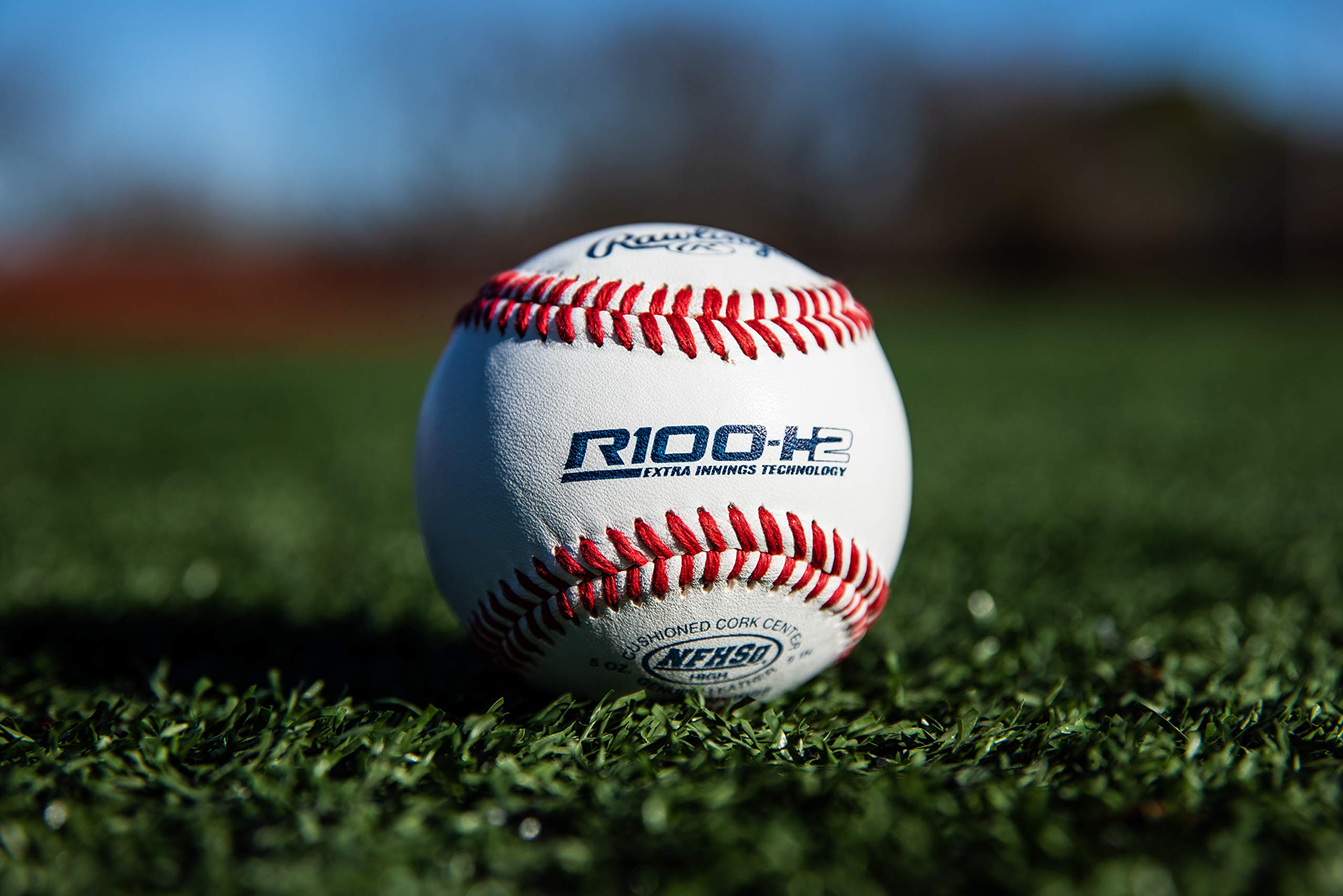 RAWLINGS Baseball Balls Baseballs NFHS NOCSAE-Pelotas de béisbol para Escuela Secundaria, Costura elevada, 12 Unidades, R100-H1, Unisex Adulto
