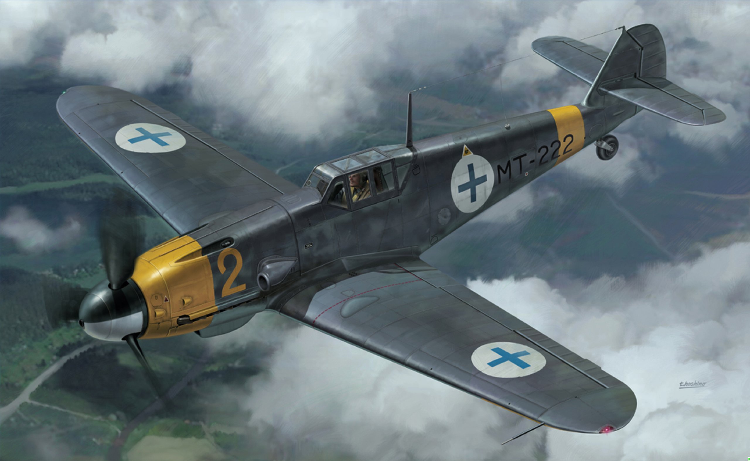 Amazon | ハセガワ 1/48 メッサーシュミットBf109G-2 フィンランド空軍
