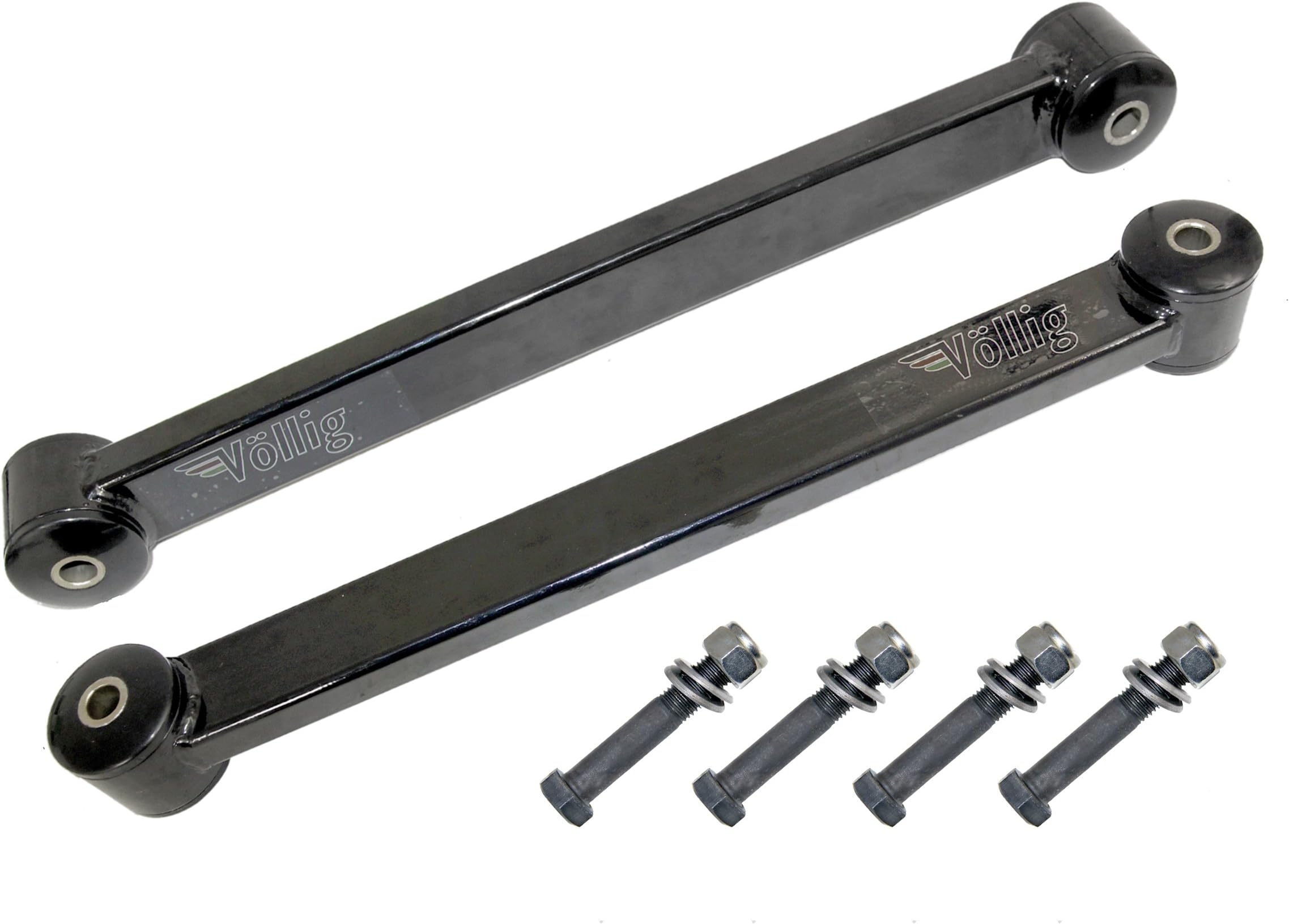 Lower Rear Trailing Control Arms Pair with Hardware - Left and Right for Ford Expedition Lincoln Navigator (Tubular with Polyurethane Bushings) | F85Z-5A649-AA | F85Z 5A649-BA