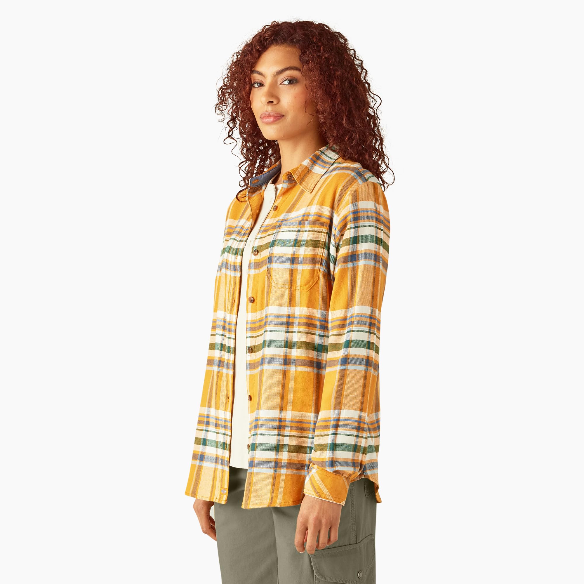 Dickies L/S Plaid Shirt Camicia Scozzese da Donna L/S Donna