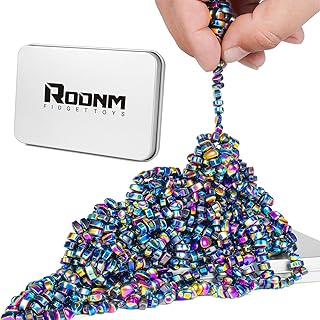 Fidget Toys, 1100 PCS Magnetic Putty Sensory Toys for Stress Relief, Anxiety, Autism & ADHD, Colorful DIY Desk Fidget Toys for Teens & Adults, Office Toys Gifts for Men & Women