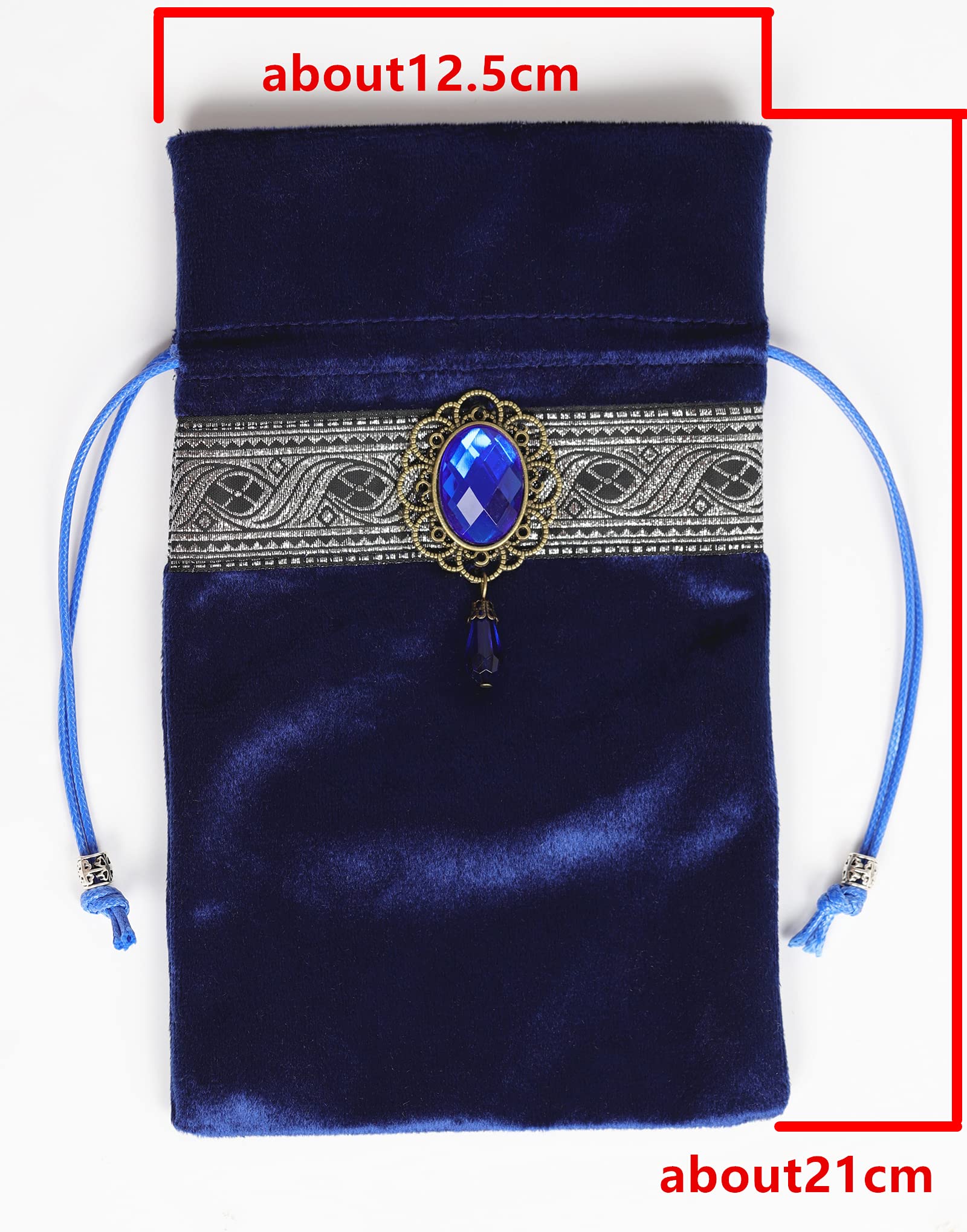 Abaodam Lot de 5 sacs de rangement pour cartes de tarot - Nappe spirituelle pour décoration d'autel rituel Abaodam Lot de 5 sacs de rangement pour cartes de tarot - Nappe spirituelle pour décoration d'autel rituel