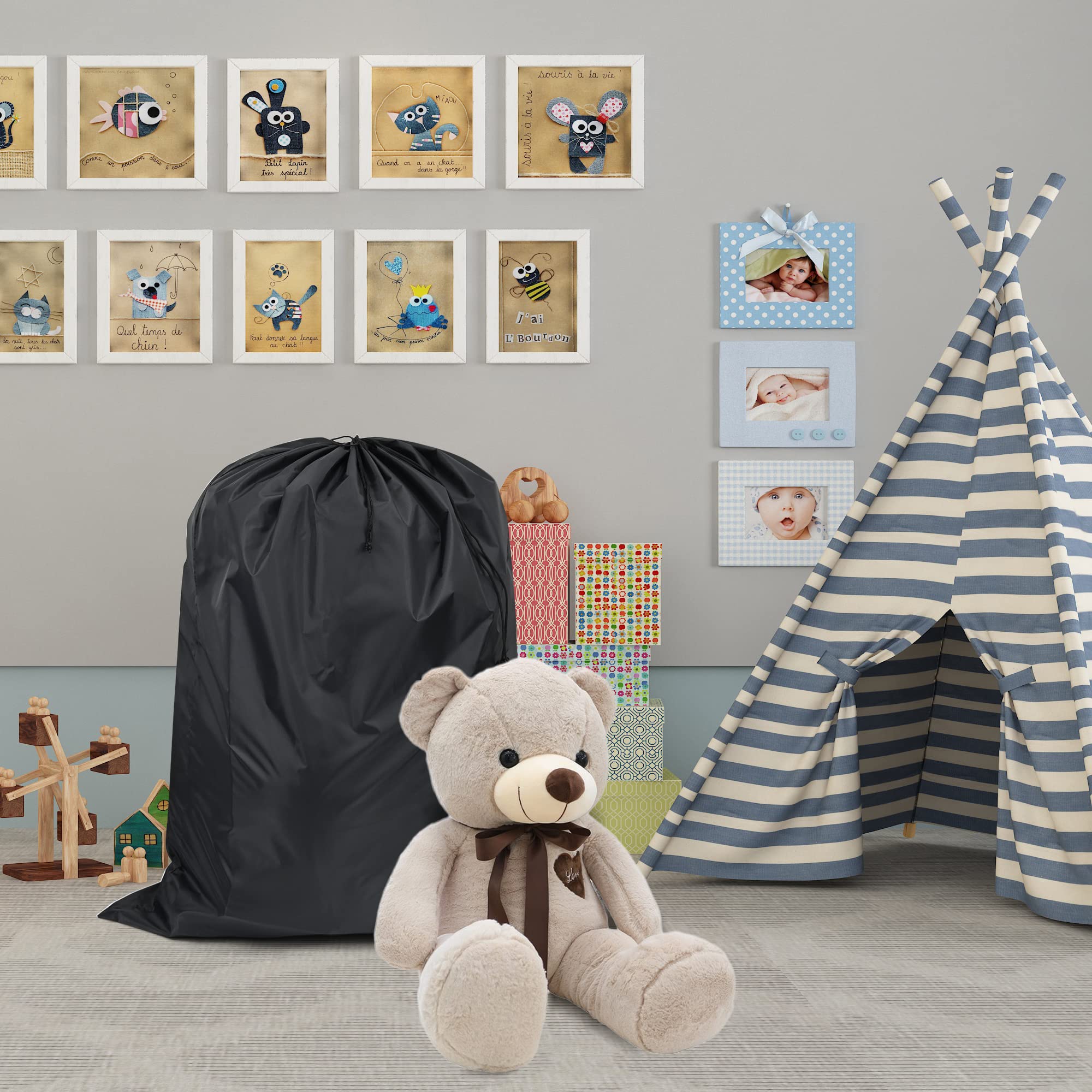 Borsa Extra Large Con Coulisse, 110 Cm X 140 Cm, Impermeabile, In