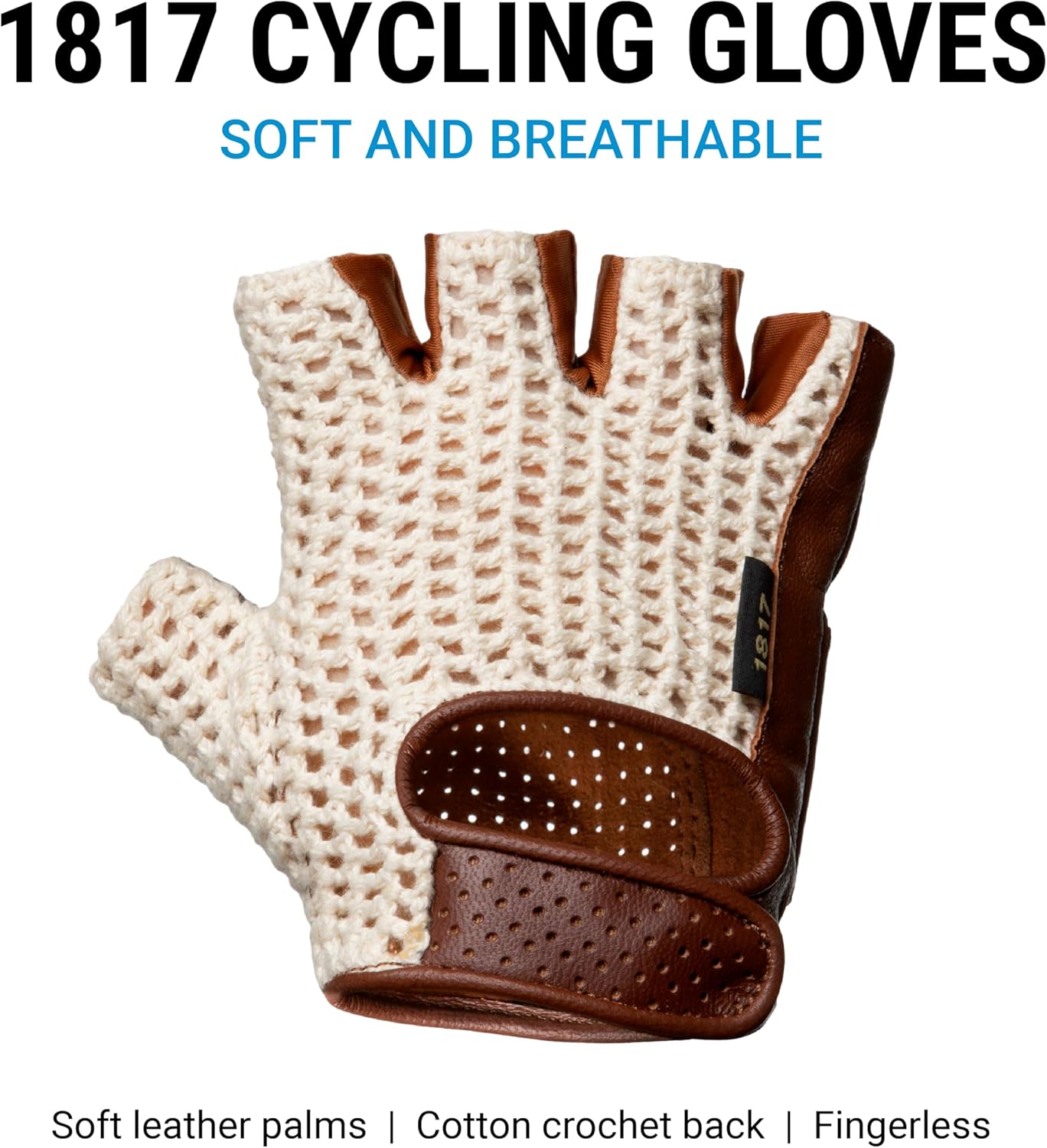 Portland Design Works 1817 Cycling Gloves - Unisex Fingerless Biking Gloves, Biking Accessories