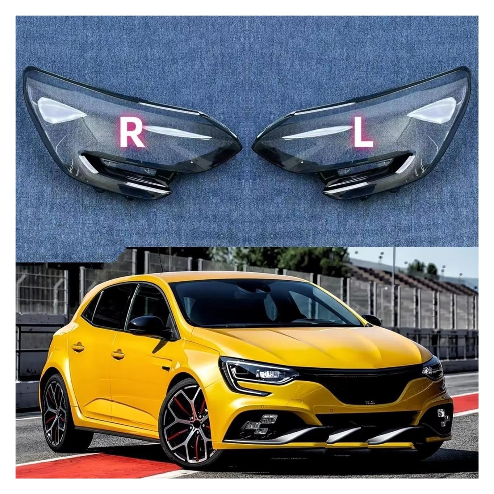 Lente Coche Cubierta Para Megane 2015-2023