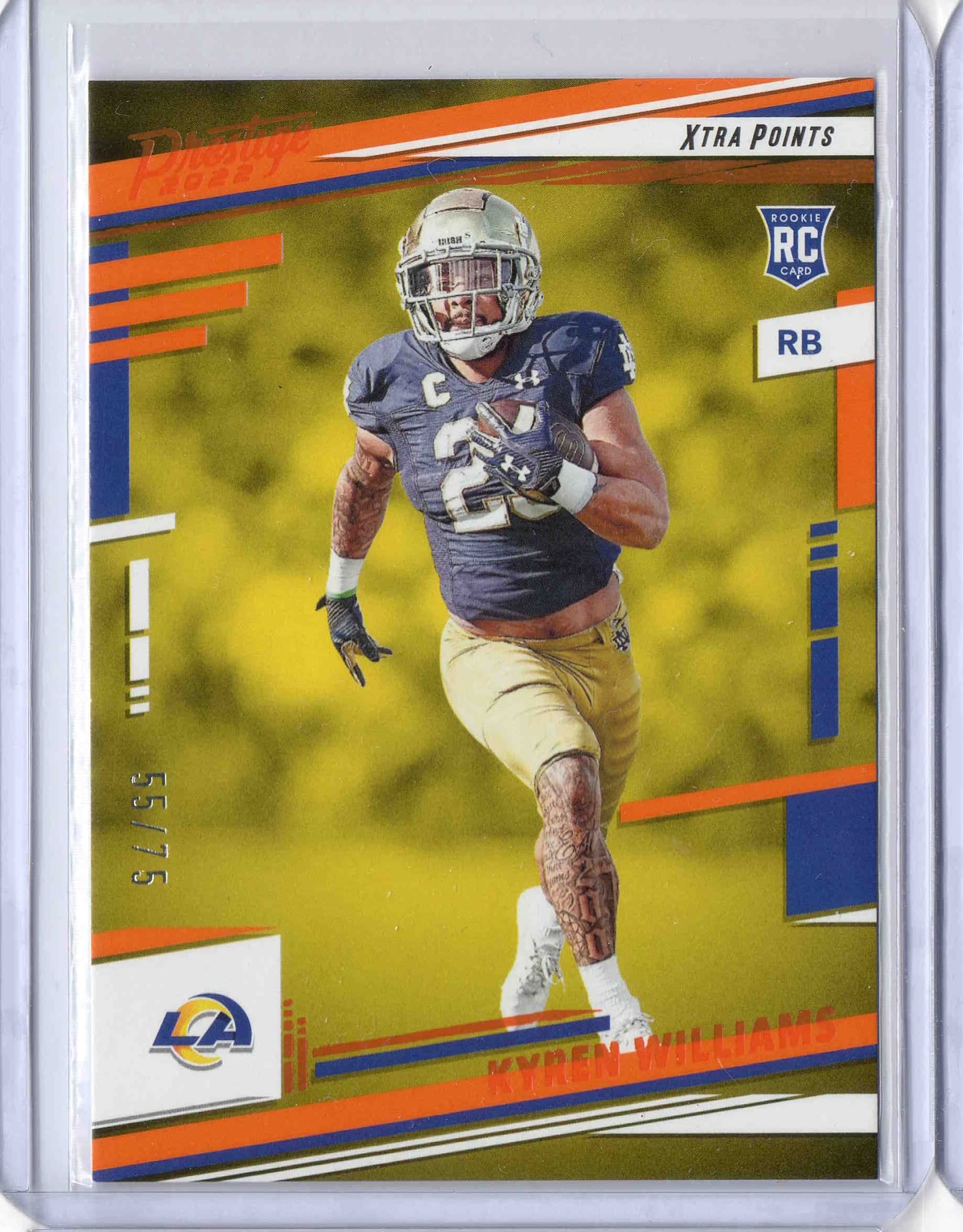 Amazon.com: 2022 Prestige Xtra Points Orange #319 Kyren Williams