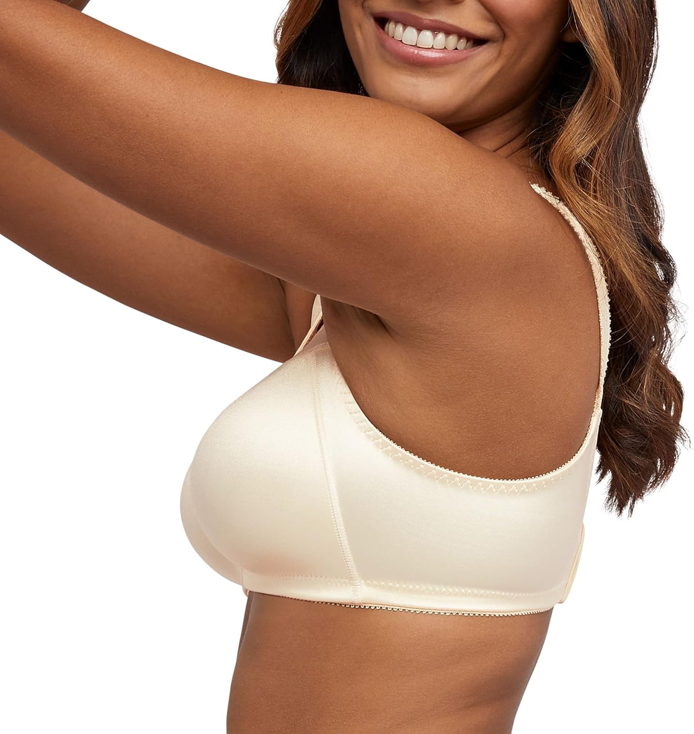 Bali Women's Double Support Wireless Bra, Comfortsoft Full-coverage Wirefree Bra, Df3820 - Image 2