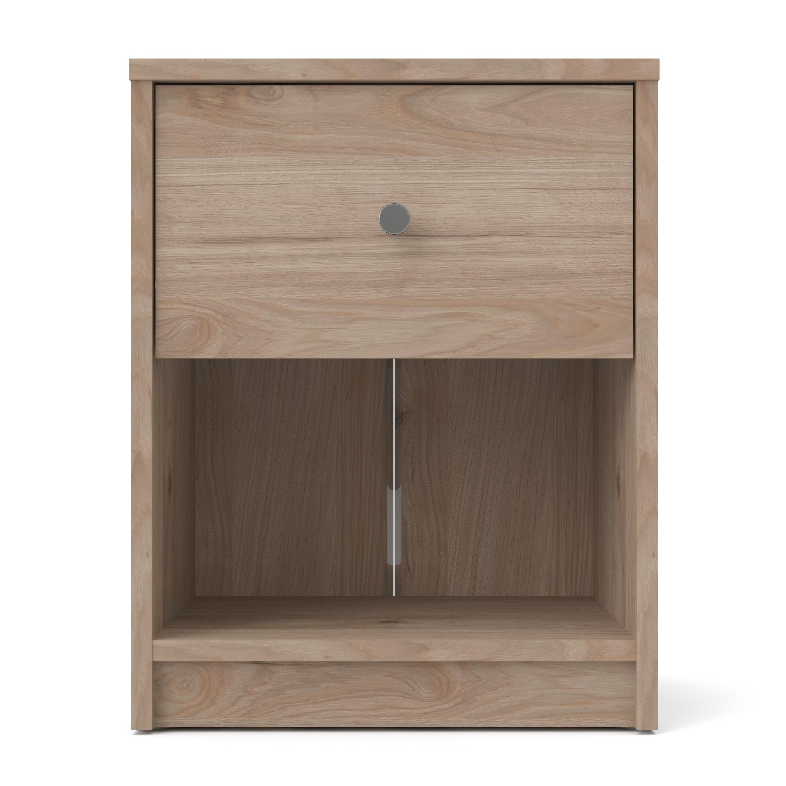 Amazon.com: 1 Drawer Nightstand, Jackson Hickory : Home & Kitchen