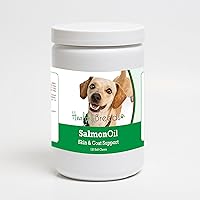 Vista 287 de Healthy Breeds Golden Retriever - Aceite de salmón masticable suave, 90