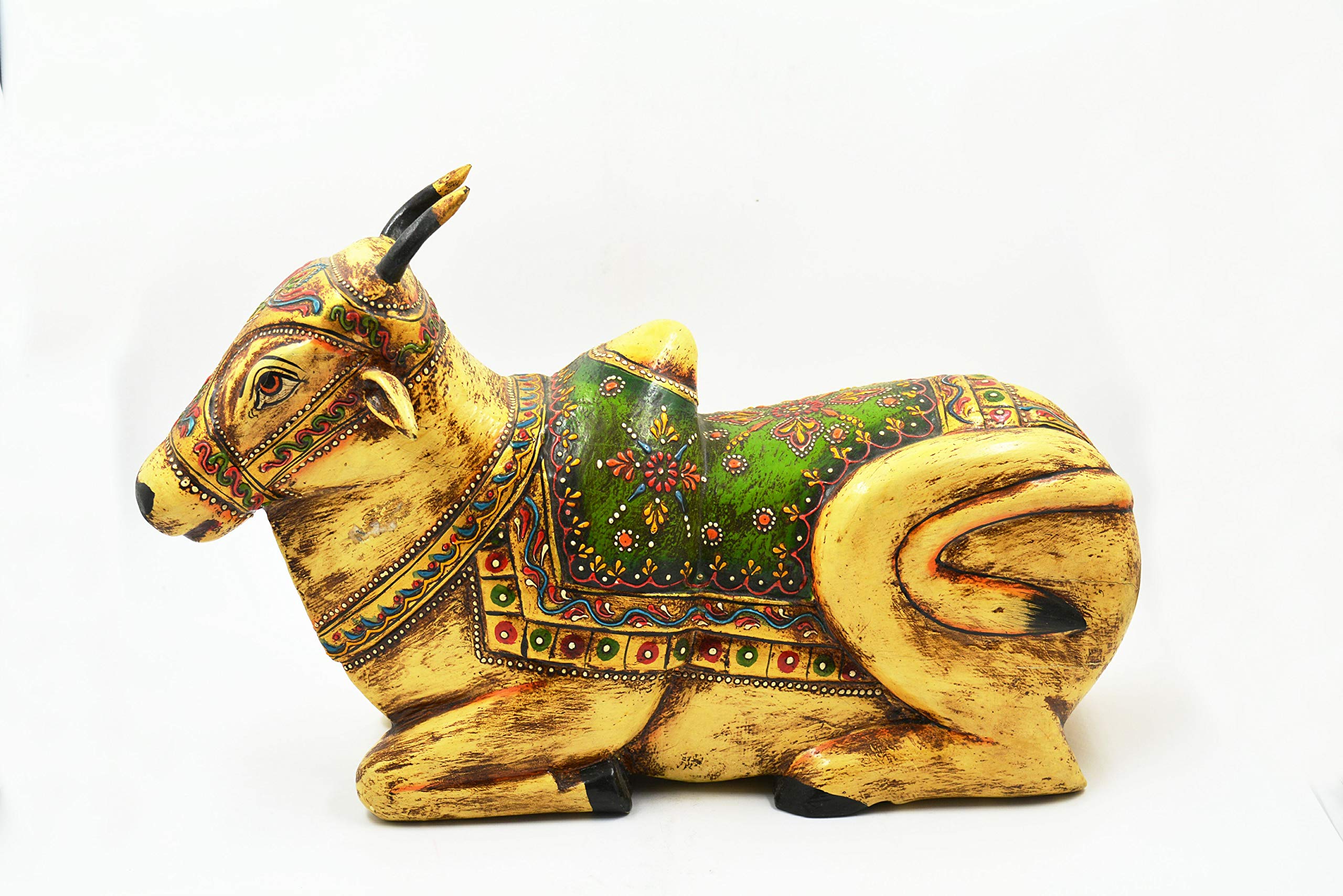 Buy Nandi Murti Idol Shiv Parvati Vehicle Bull Statue Shiva Devotee