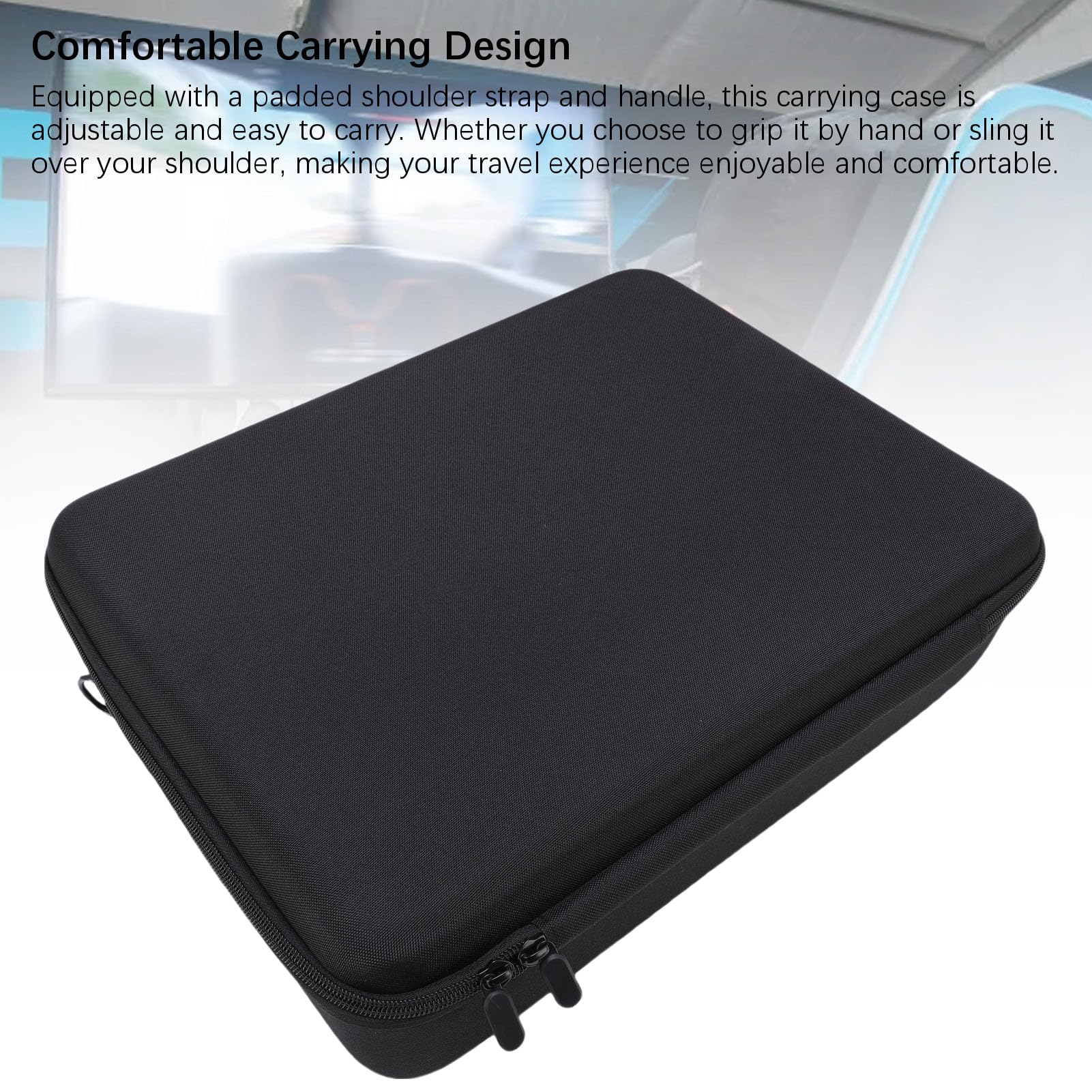 CHICIRIS Estuche de Transporte para Controlador Inalámbrico, Bolsa de Almacenamiento de Viaje Portátil, Carcasa Dura de EVA, Resistente Al Agua, a Prueba de Golpes, Forro Suave Protector (Black)