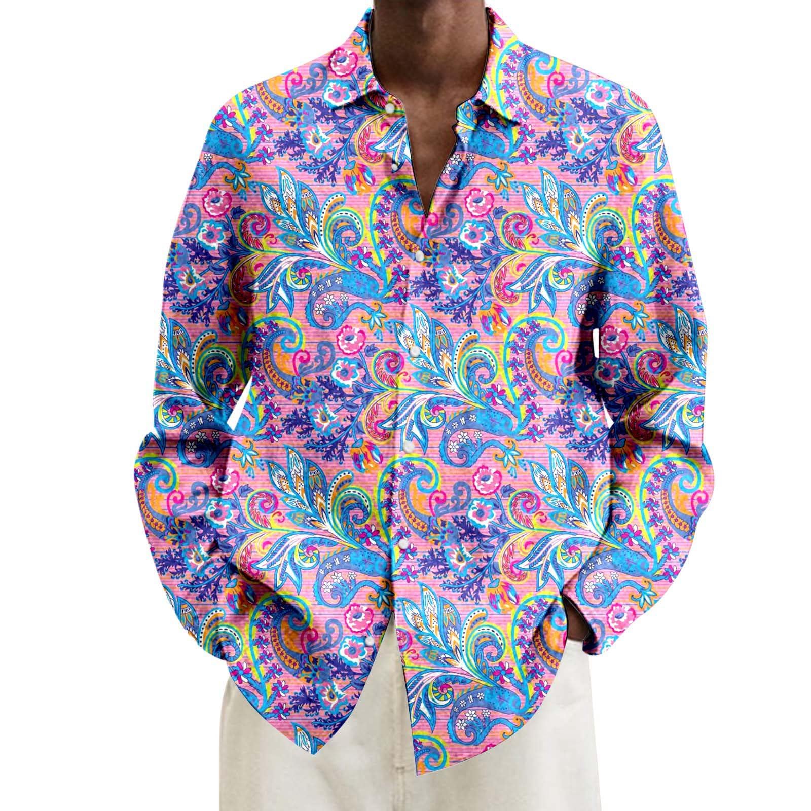 Men T Shirts Funny for Sequin Shirt Mardi Gras Carnival Costume Long Sleeve Disco Top Holiday Manches Longues Mens Tshirts Shiny 80s Fancy Dress Outfits Tee Adult Men's Sparkly Blouse 90s Costumes