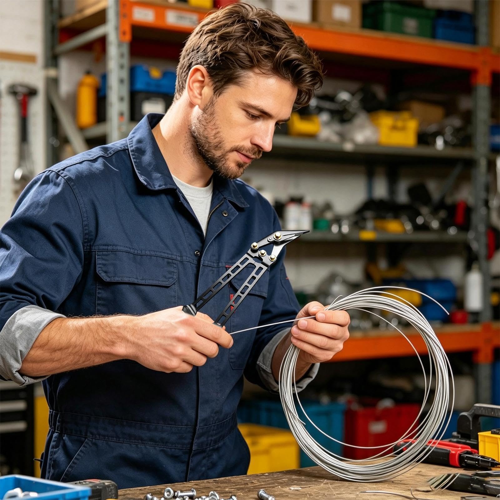 Metal Shears | Heavy Duty Non-slip Ergonomic Grip Long-lasting Scissors