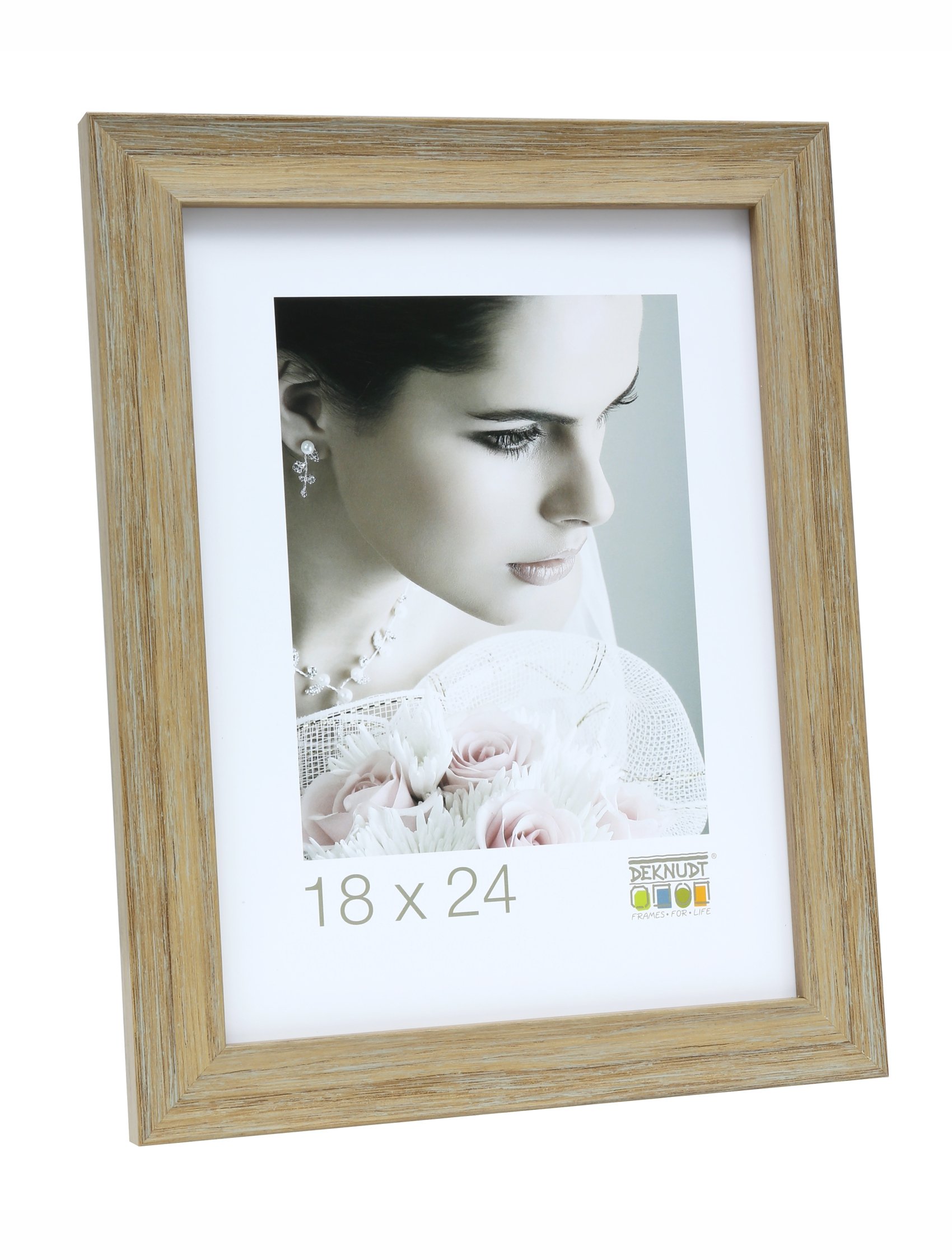 Cadres photo de prestige Deknudt 40 x 50 cm fini brun pour exposition d'art