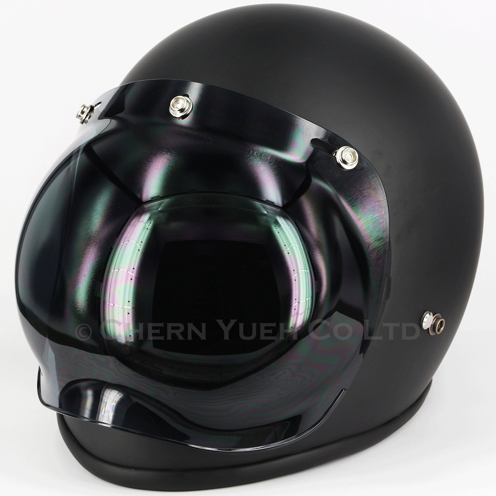 Amazon | ジェットヘルメット用 ワイドバブルシールド スモーク (Smoke