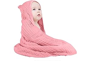 Yoofoss Hooded Baby Towels for Newborn: Soft, Absorbent, and Snuggly Comfort