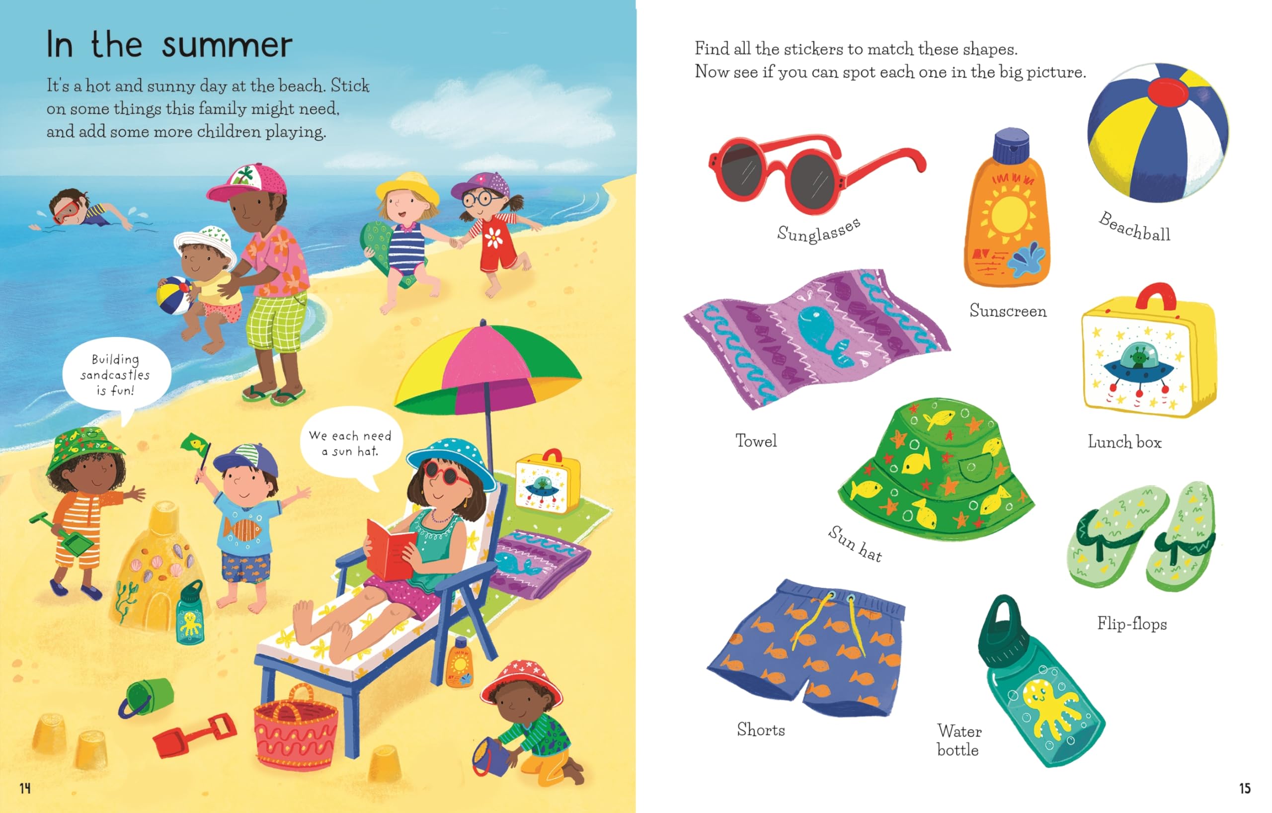 First Sticker Book Getting Dressed