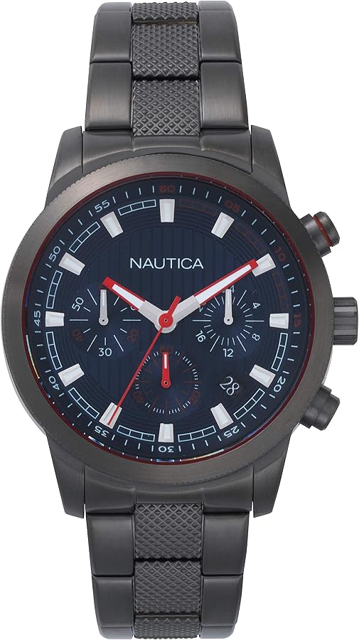 1834430-nautica Orologio Analogueico Quarzo Uomo con Cinturino in