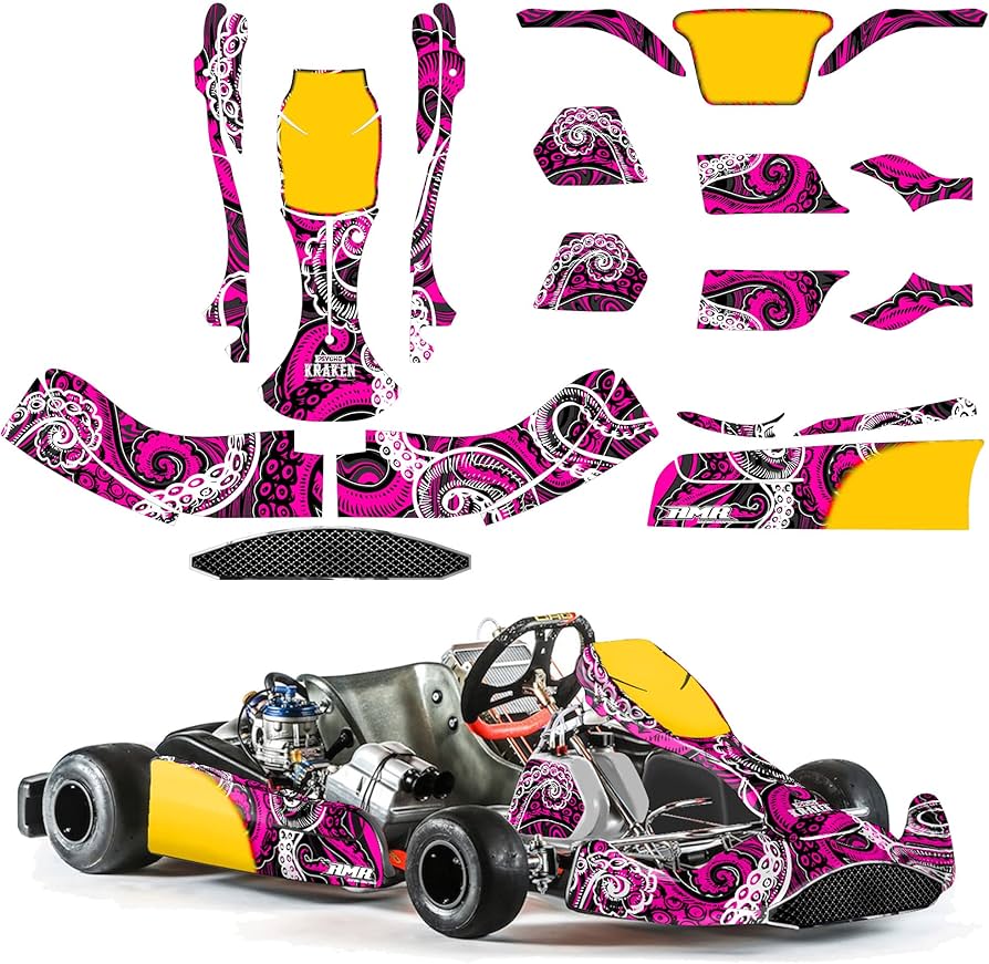 Amazon.com: AMR Racing Go-Kart Graphics kit Sticker Decal