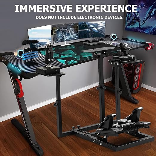 Soporte simulador de vuelo Anman para volantes Logitech y otros miniatura 6
