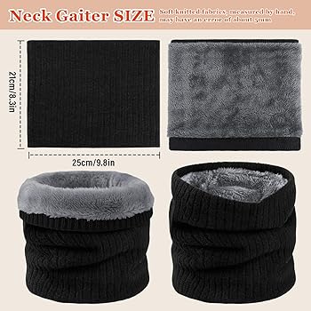 Azlafu Neck Gaiter for Men and Women, Winter Neck Warmer and Scarf