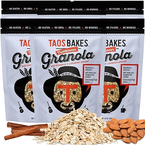 Miniatura 7 de Taos Bakes - Granola de nuez de arce y vainilla de Madagascar - Snack crujiente de granola para el desayuno, sin gluten, sin OMG, sin rellenos, 10