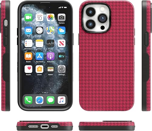 Vista 160 de Casely Funda para iPhone 15 Pro Jardín Secreto Flores mixtas Funda atrevida Compatible con MagSafe y botón de acción Jardín Secreto Floral