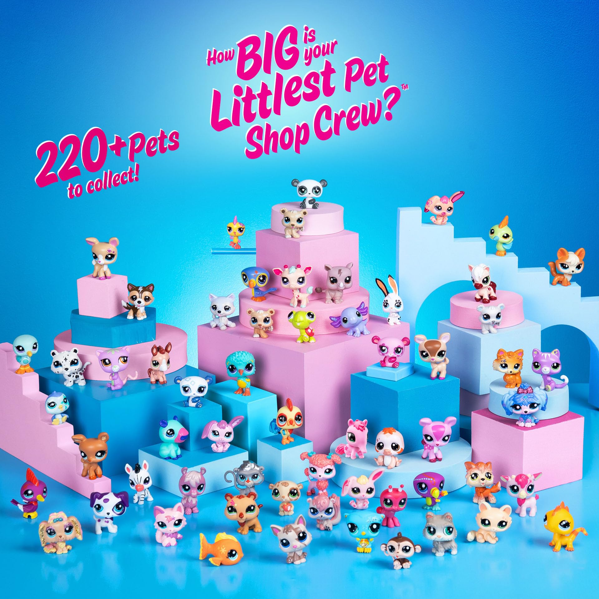 Littlest Pet Shop Playset - LPS Gen 7, personaggi misteriosi autentici, giocattolo Kidult da collezione a sorpresa, ragazze, ragazzi, bambini, adolescenti dai 4 anni in su