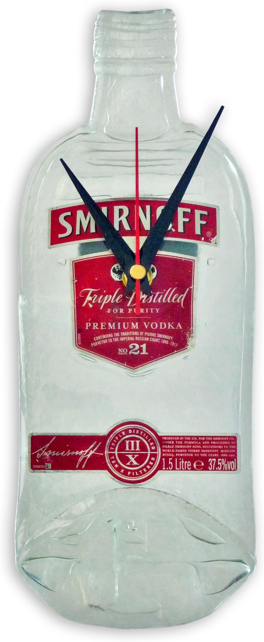 BottleClocks Smirnoff Vodka Clock