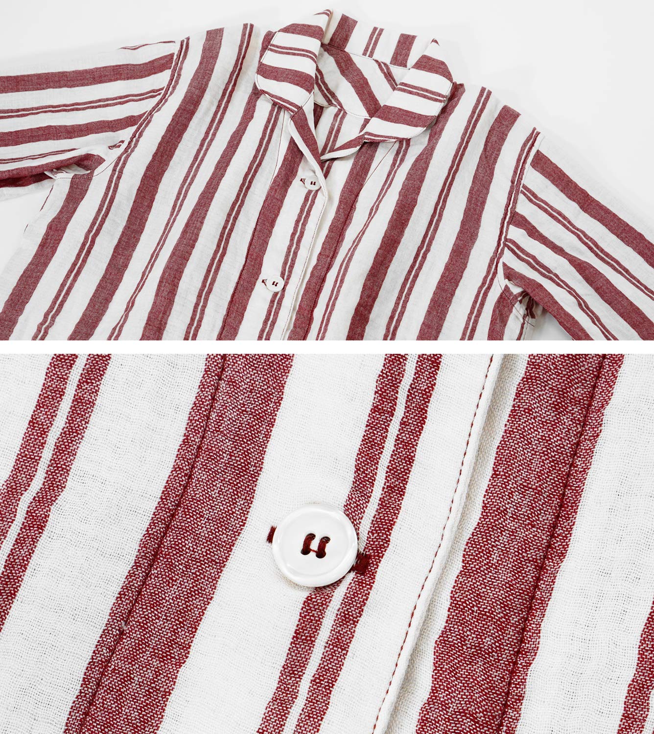 内野マシュマロガーゼ　シックシンストライプパジャマ Amazon｜内野(UCHINO) レディースパジャマ マシュマロガーゼ シック