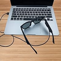 Vista 5 de E ECSEM Cable cargador, USB tipo A, 31.5 in, para Bose Frames Alto S/M M/L, Rondo, Soprano y Tenor - 2 Negro