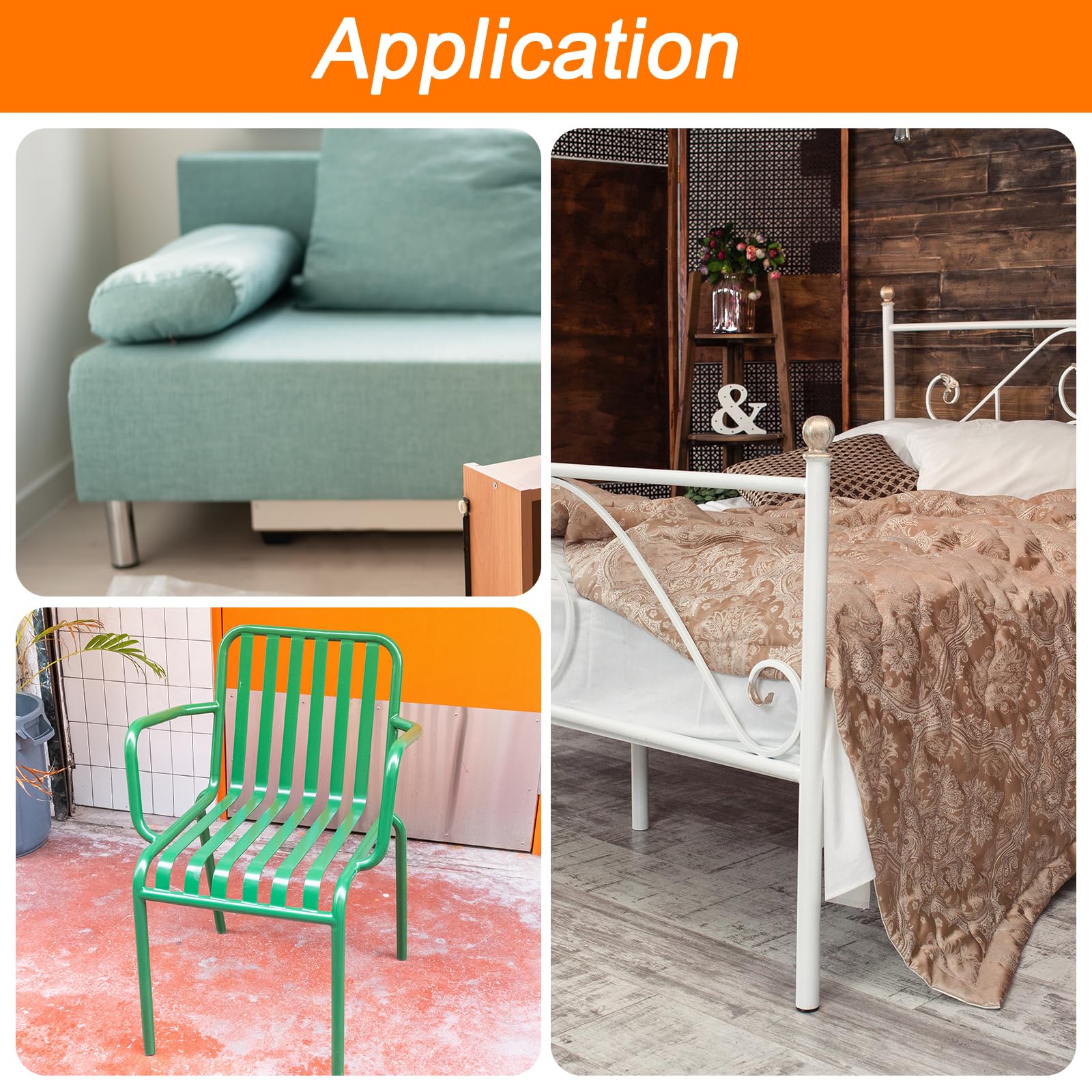 YouU 25 Pezzi Inserto Tubo Per Sedia Ovale In Plastica Per - Foto 8