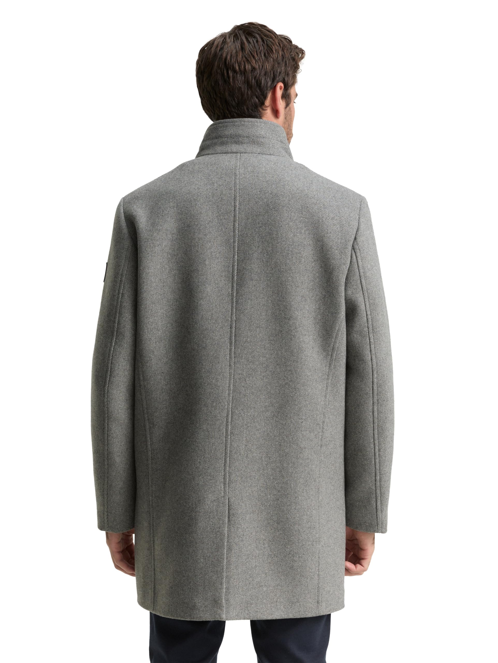TOM TAILOR 1046983 Cappotto di lana Uomo (Pacco da 1)