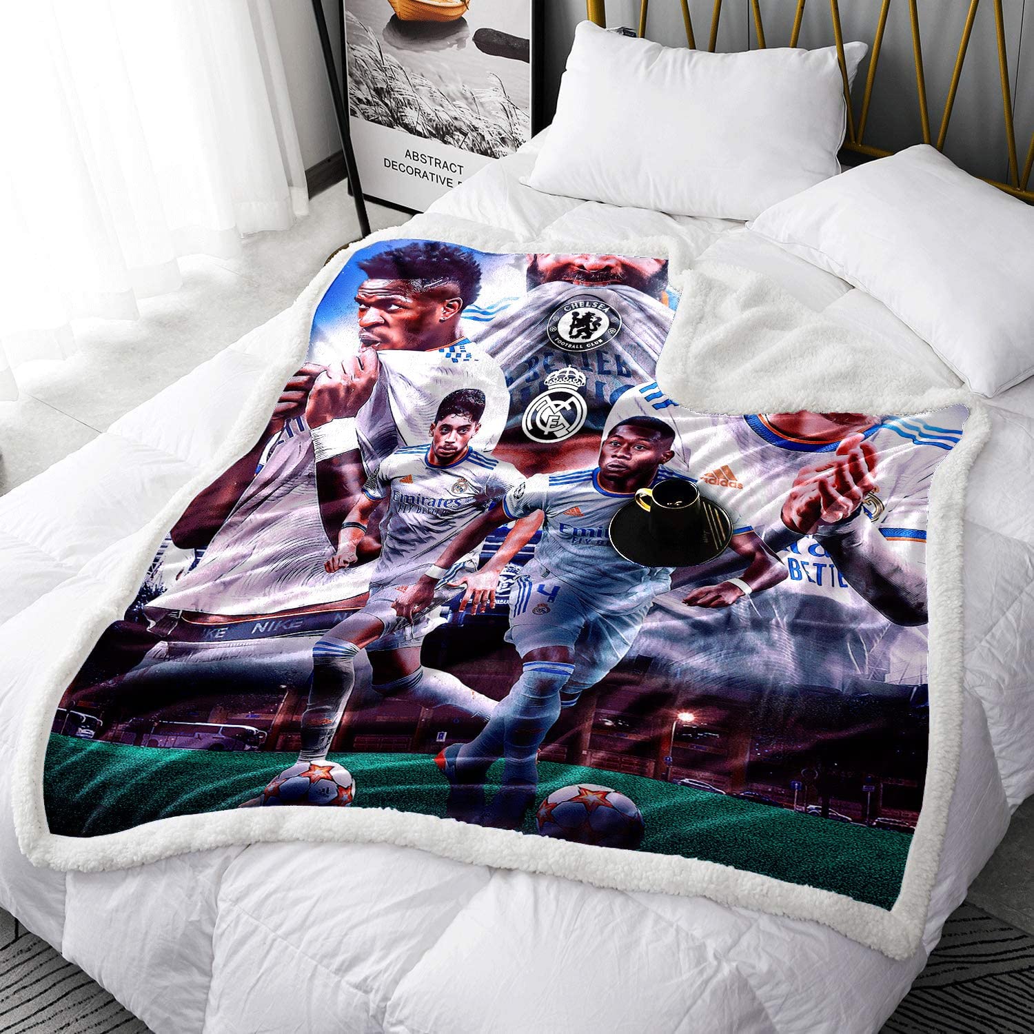 Chaqlin Traumfänger-Decke – Wendbare Fleece-Decke, 177,8x137,2 Cm, Superweich, Für Couch, Bett & Reisen