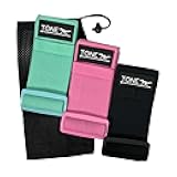Adjustable Fabric Resistance Bands Set, Non Slip Resistance Bands for Enhanced Toning, One Size Fits All Workout Booty Bands for Women