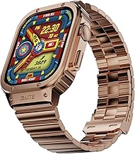 Fire-Boltt Maverick Smartwatch 51.308mm (2.02 inch) IPS Display, Luxury Stainless Steel Look, 320x385 Pixel Resolution, Bluetooth Calling, Voice Assistant (Rose Gold)