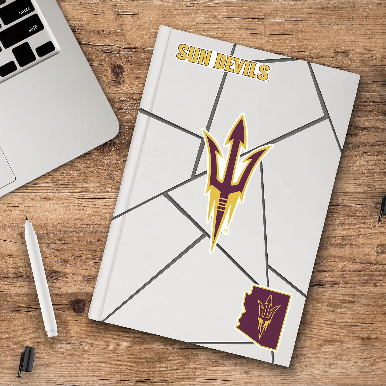 FANMATS NCAA Unisex NCAA 3 Piece Decal Set