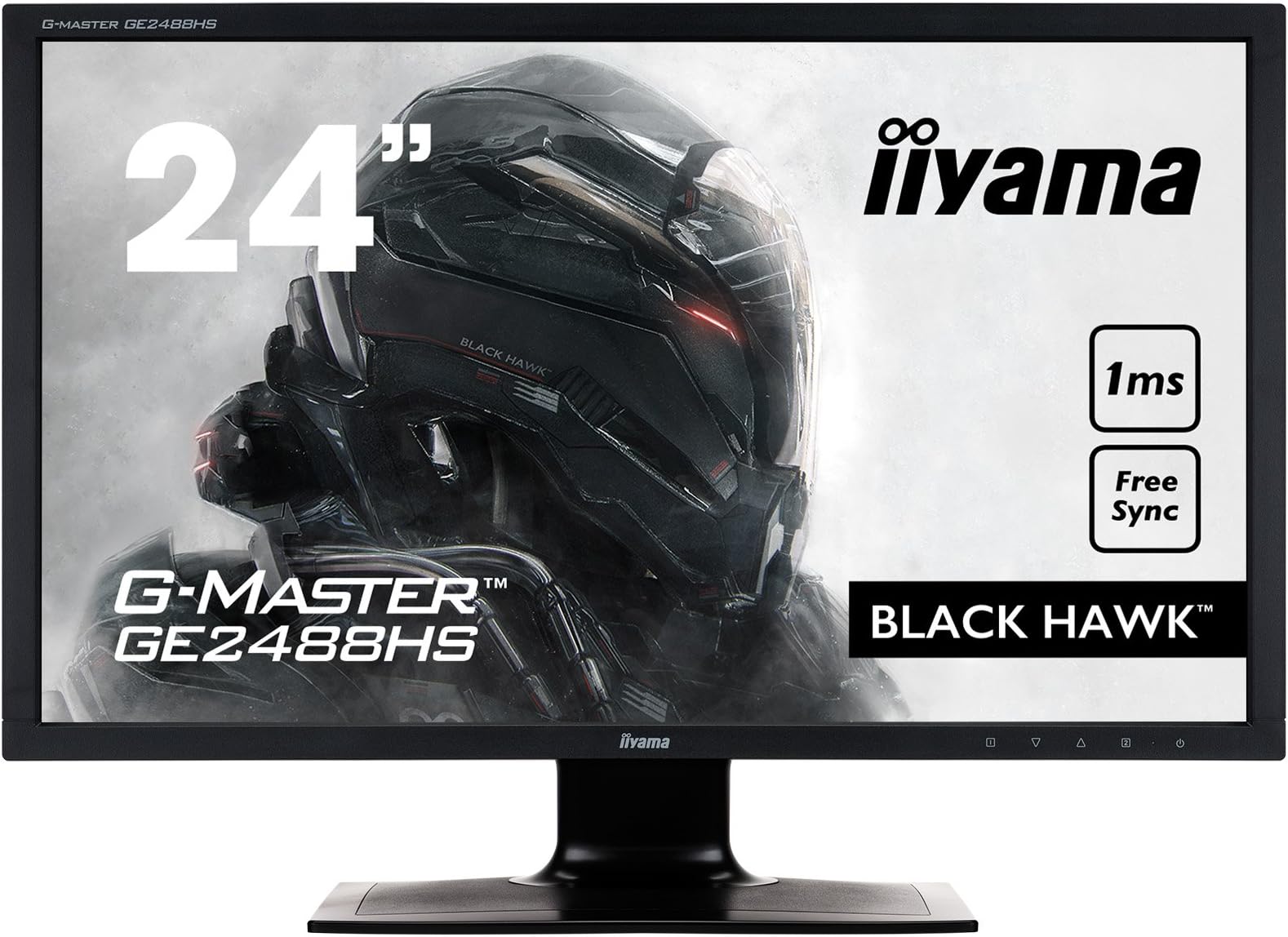 iiyama GE2488HS-B2 24" G-Master HD LED Gaming Monitor with FreeSync - Black