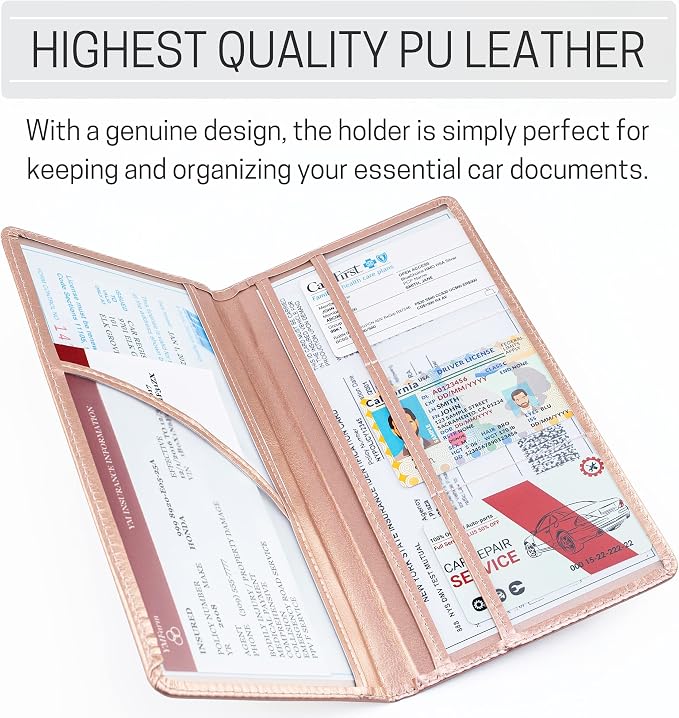Porta Documentos Plegable Rose Gold miniatura 2