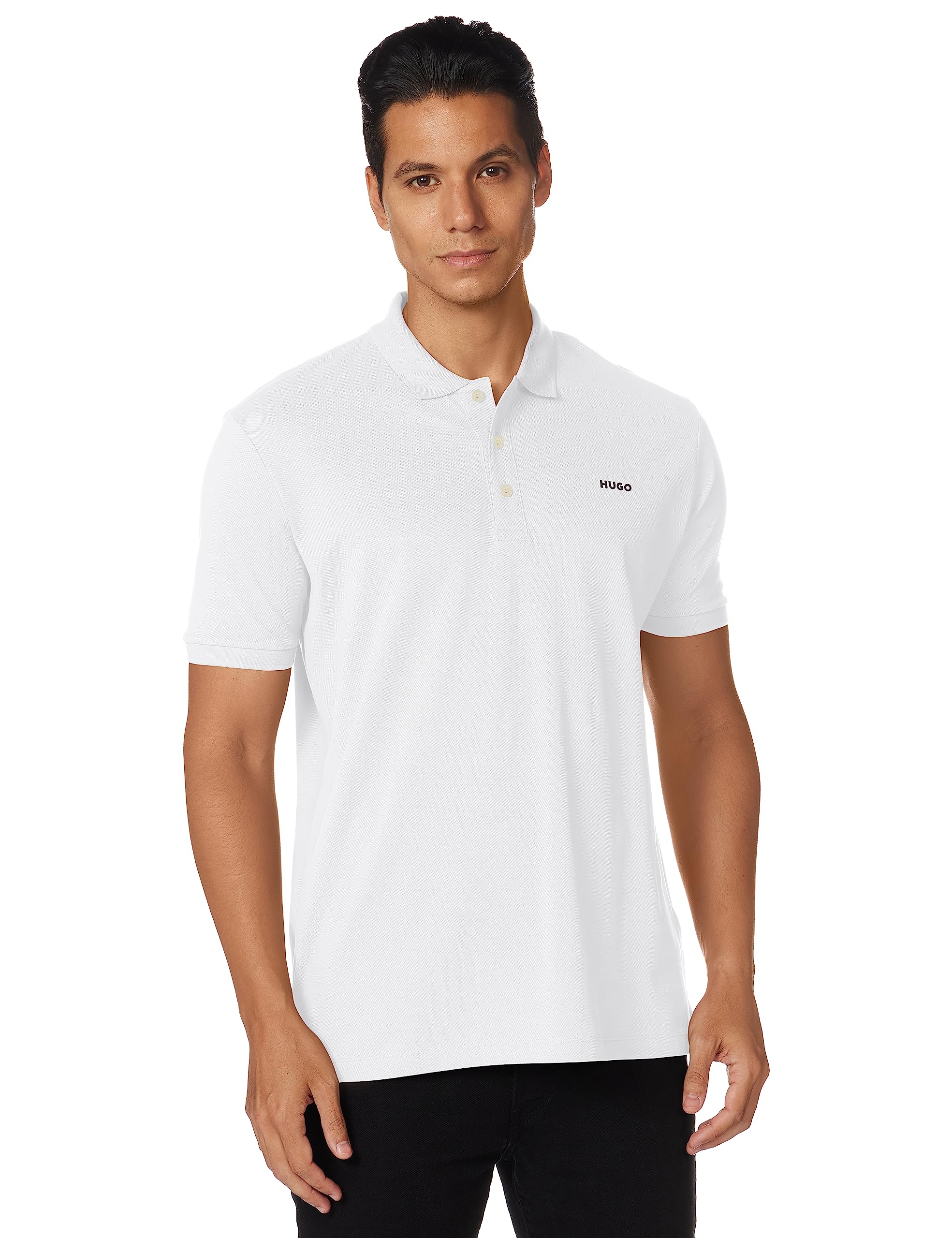 Mens Regular Fit Logo Short Sleeve Polo Shirt