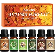 SALKING Autumn Fragrance Oils, Premium Fall Essential Oils Set for Diffuser